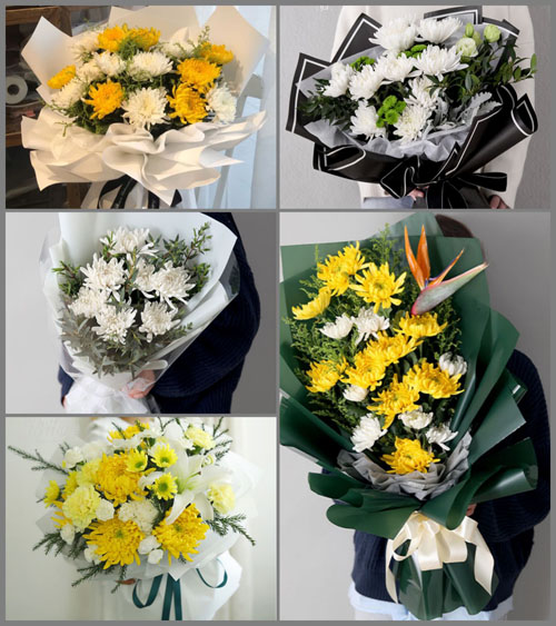 贵州毕节市织金县阿弓镇以麦村白事花束代送